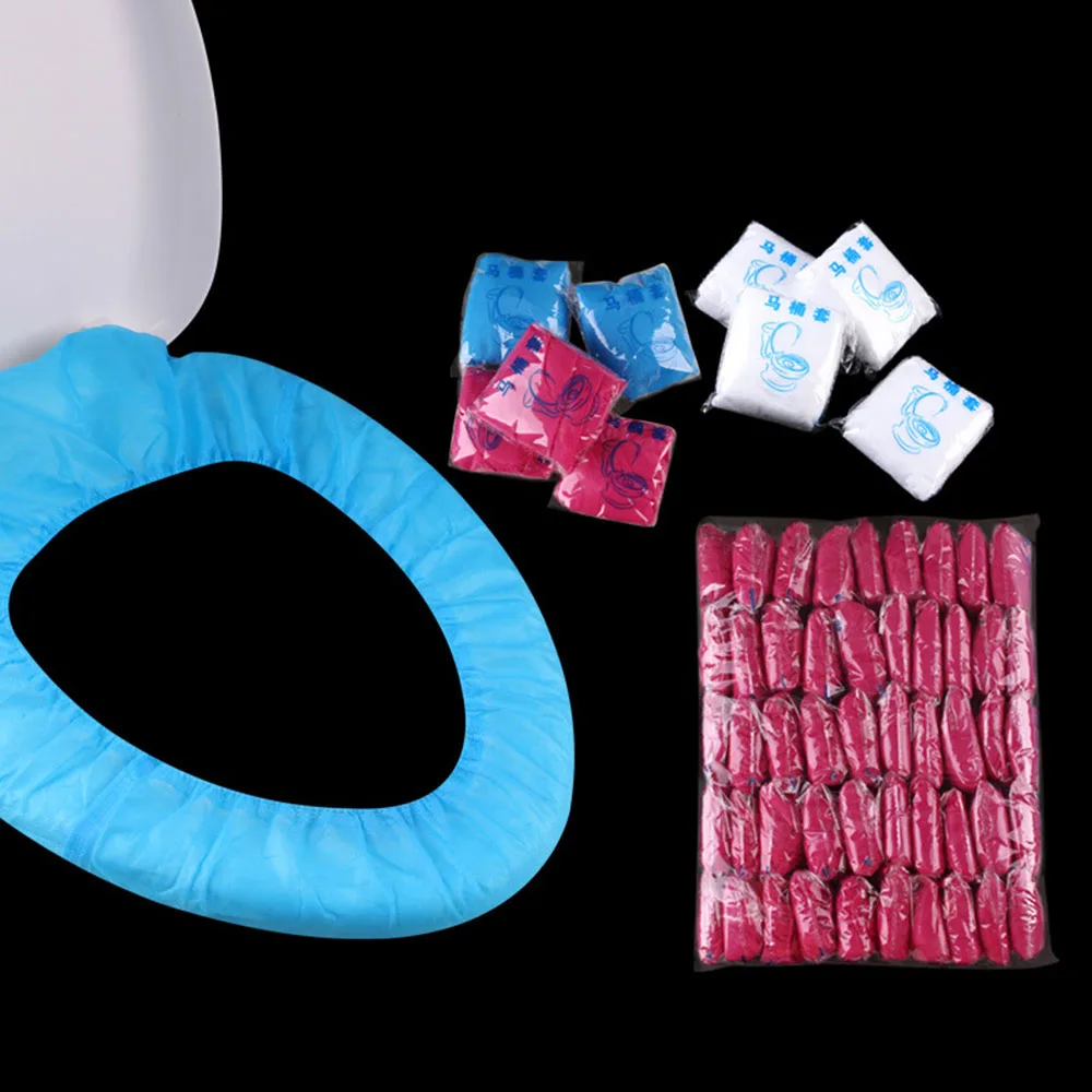

1Pcs Waterproof Disposable Toilet Pad Toilet Seat Cover Mat for Travel Pregnant Women Antibacterial Toilet Pad Bathroom Tools