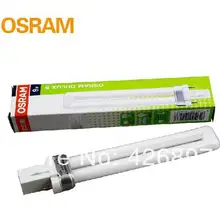 OSRAM DULUX S 7W FSL компактная люминесцентная лампа трубка, LUMILUX 2 контакта, D/S 7 W/840 FSL Нейтральная белая лампа