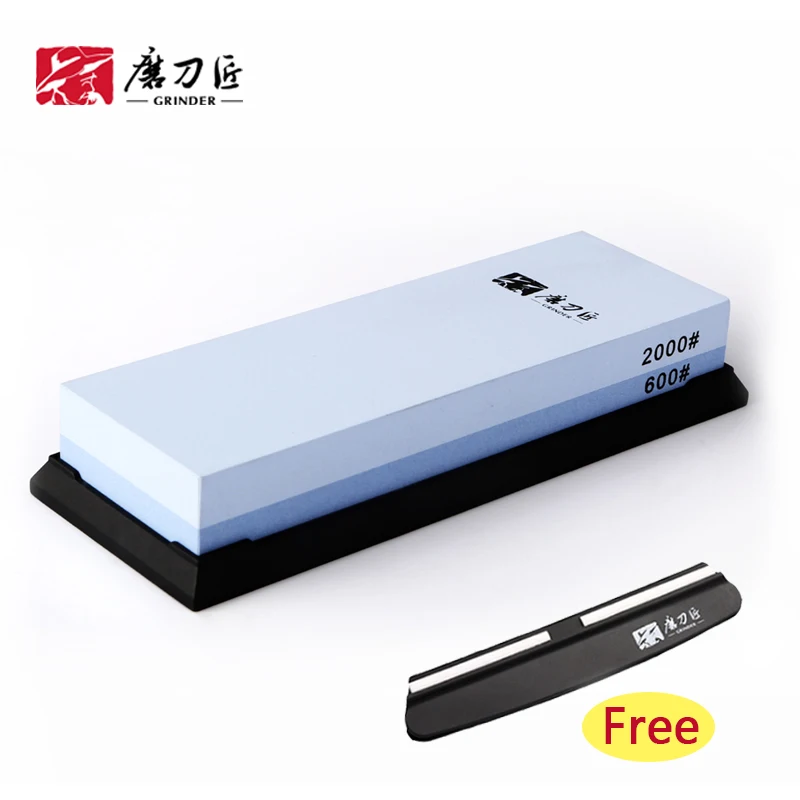 GRINDER Kitchen knife sharpener 600/2000 grit corundum whetstone oil stone honing stones grinding tool grindstone TAIDEA | Дом и сад