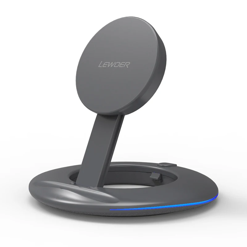 

Lewoer Qi Wireless Charger For iPhone Xs Max X 8 10W Fast Wirless Wireless Charging Pad For Samsung S10 S9 Xiaomi MI 9 MIX 3