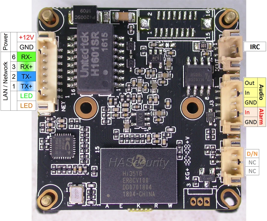 IPC(1080 P) 1/2. " SONY STARVIS IMX307 CMOS датчик изображения Hi3516E V100 CCTV IP камера Модуль платы блока программного управления+ кабель LAN+ Объектив CS+ IRC