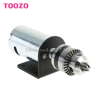 

Mini Hand Drill DIY Lathe Press 555 Motor w/ 1/8" Chuck+ Mounting Bracket 12-36V G08 Whosale&DropShip