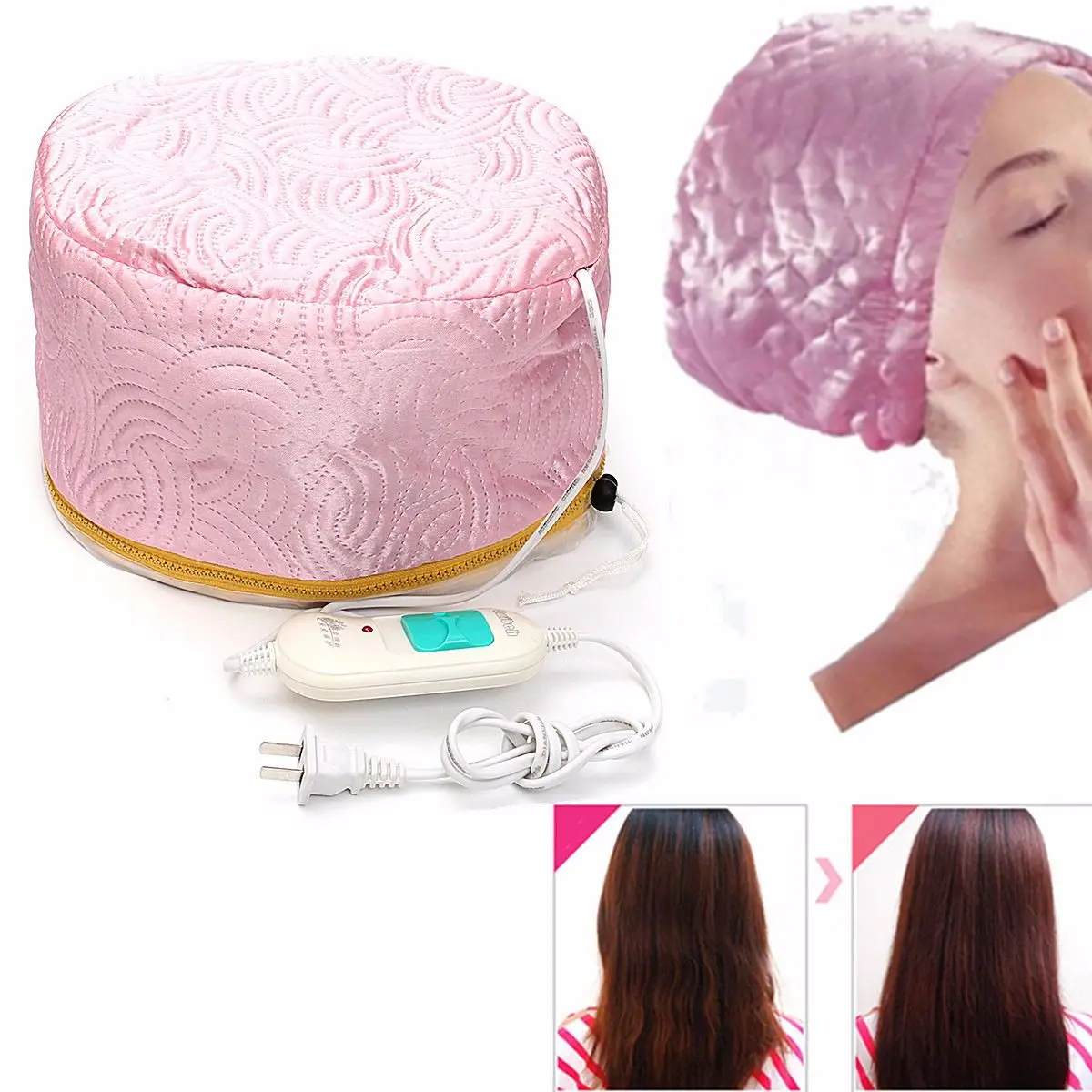 Electric Thermal Treatment SPA Cap Hats Smooth Beauty Steamer