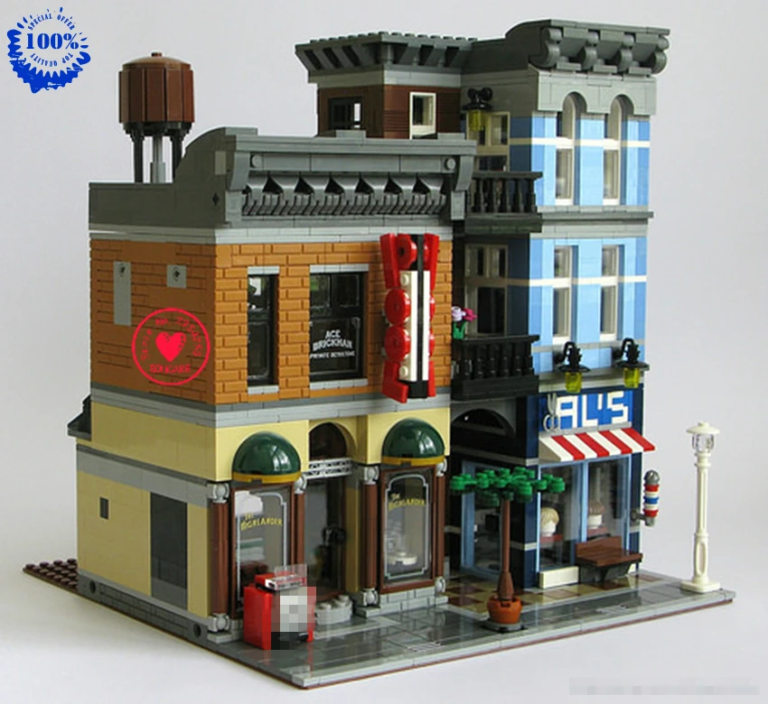 

New 15011 2262 Pcs Detective Office Set Avengers Set Assembled Building Block Toys 10197 Education Gifts