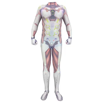 

Spandex Game Genji Cosplay Costume 3D Print Superhero Zentai suit Halloween Party Costume Adult/ Kids Can Custom Made