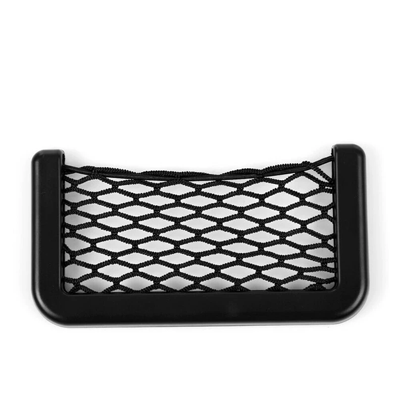 Decoration Car Net Bag 1pc Elastic Organizer ABS Black 15*8 cm Storage | Автомобили и мотоциклы