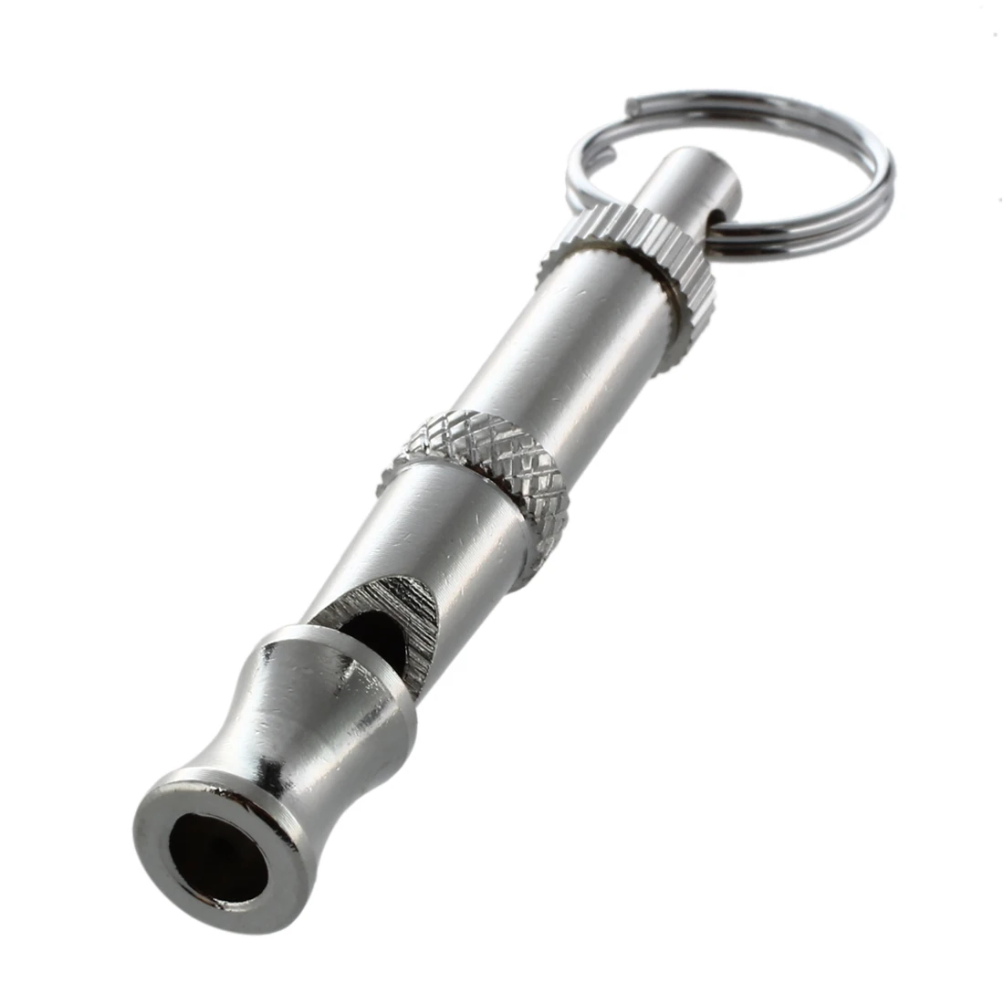 

Dog Pet Adjustable Training Whistle UltraSonic Sound Key Ring Keychain 55mm New