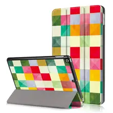 Protective Case For iPad 9.7 inch 2017/2018 A1822 A1823 A1893 PU Leather Folding Folio Smart Gadget Tablet Kickstand Cover Capa