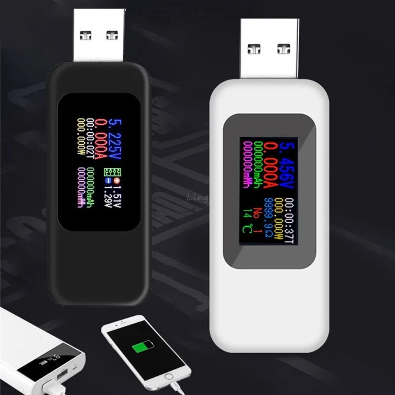 USB OLED измеритель напряжения тока измеритель мощности измерения тока бытовой тестер er точный прибор для электроприборов