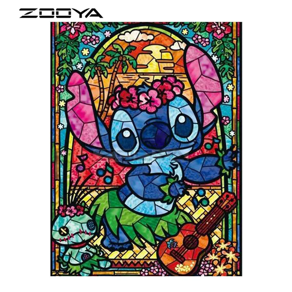 

ZOOYA New 5d Diamond Painting Snoopy Diamond embroidery Diy Cartoon Sale Mosaic guitar Full Round drill painting by number R2973