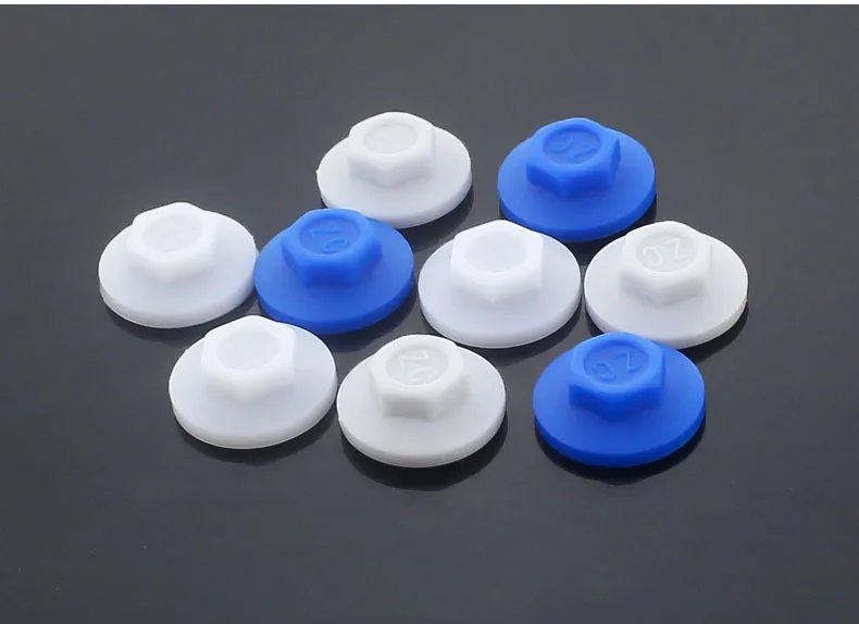 5.2mm Plastic Waterproof Insulation Cover Caps for Self-Drilling Roofing Screws 