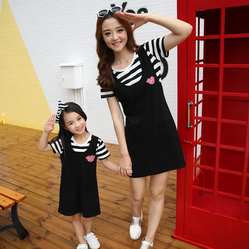 Одинаковые платья для мамы и дочки одежда платье лето 2019|mom and daughter dress|mother dressesdaughter
