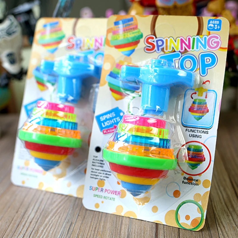 Classic Toys Children's Toy Colorful Flashing Light Spinning Top Hot Sale Gyroscope Kid's Plastic Gyro Toys for Child Birthday Classic Toys Children's Toy Colorful Flashing Light Spinning Top Hot Sale Gyroscope Kid's Plastic Gyro Toys for Child Birthday