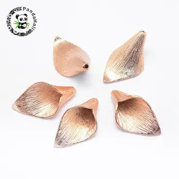 

Apetalous Rack Plating Brass Bead Caps, Light Gold, 29x16x8mm, Hole: 1mm