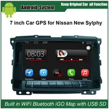 Upgraded Original Car Radio Player Suit to Nissan Sylphy (2009 after) Car Video Player Built in WiFi GPS Navigation Bluetooth