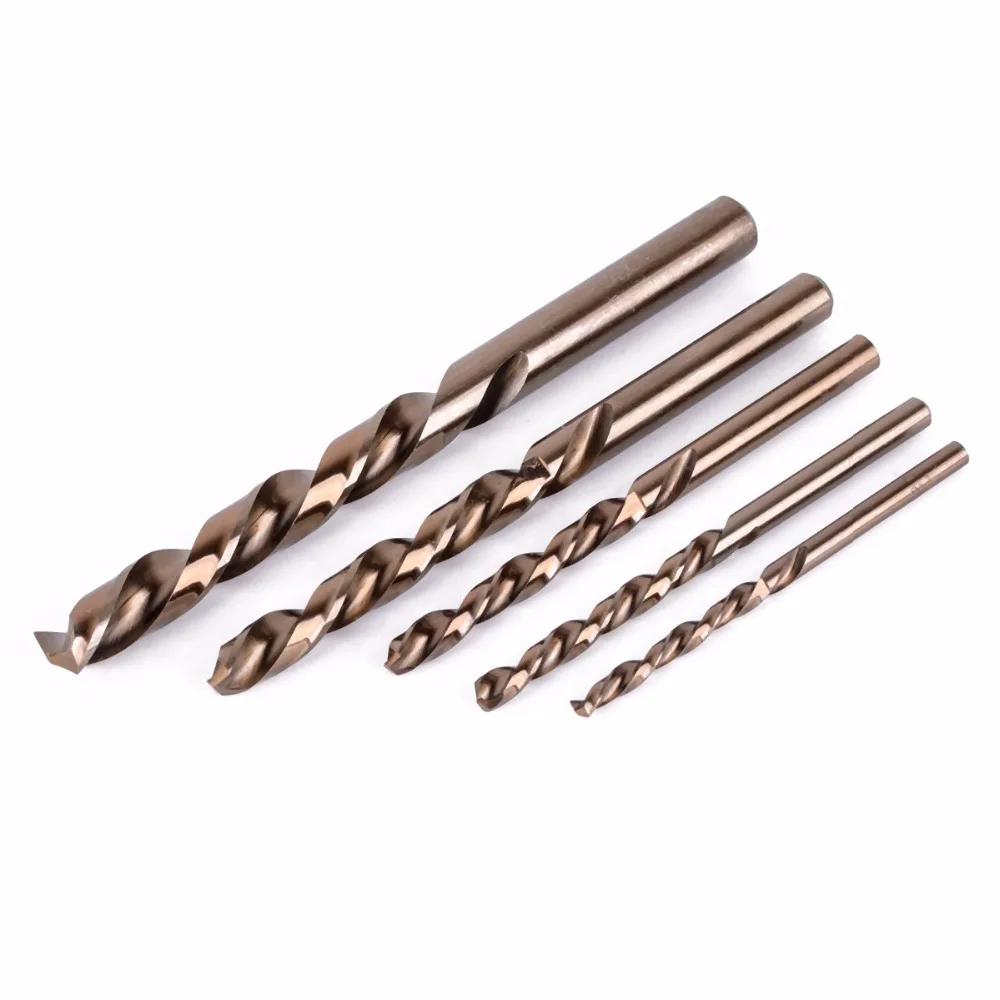 5pcs set hss co twist drill bit high speed steel 5 cobalt drill bits set 4 5 6 8 10mm for power 5pcs set hss co twist drill bit high speed steel 5 cobalt drill bits set 4 5 6 8 10mm for power