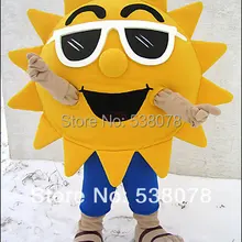Летние пляжные Необычные костюмы аниме радостные солнцезащитные очки костюм талисмана обычай символ «Герой мультфильма» нарядное платье карнавальный SW1190