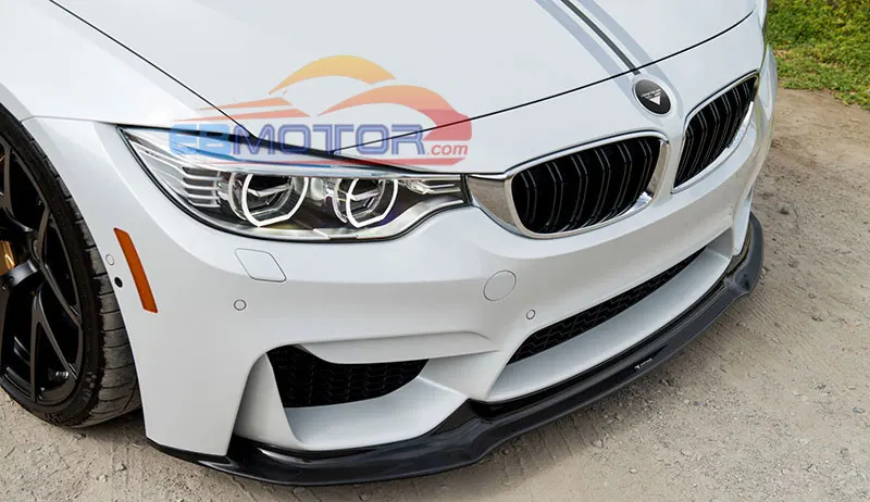 Неокрашенный V стиль передний спойлер для BMW F80 M3 F82 F83 M4 2014UP B256F