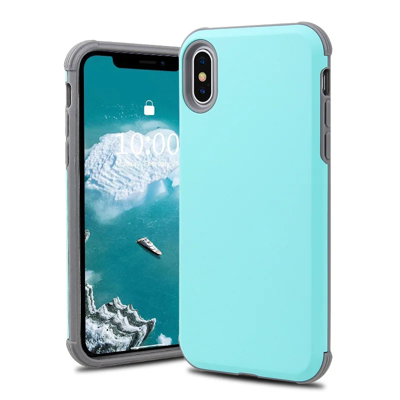 Роскошный брендовый чехол для Iphone XS Max X XR 7 8 Plus 6 тонкий двухслойный мягкий