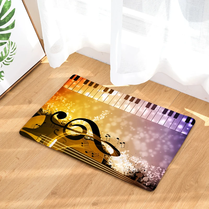 Billig Hinweis Schlüssel Stil    Print Teppiche Anti slip Boden Matte Im Freien Teppiche    Front Tür Matten 40X60or50x80cm