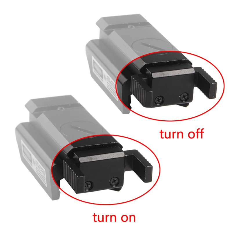 Red Dot Tactical Laser Sight Low Profile 532nm Scope Fit 20mm Weaver Rail Mount for Pistol Rifle Gun RL3-0005-13