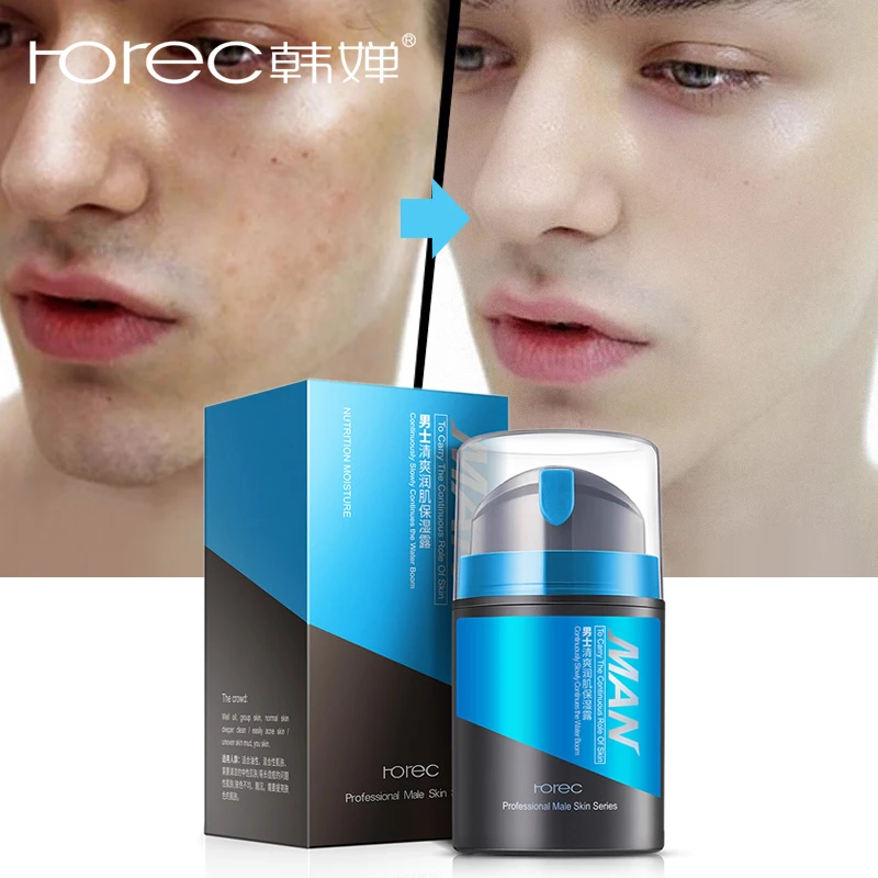 

ROREC Hyaluronic Acid Anti Aging Face Serum Cream Anti Wrinkle Moisturizing Oil-control Whitening Acne Cream Day Cream For Mens