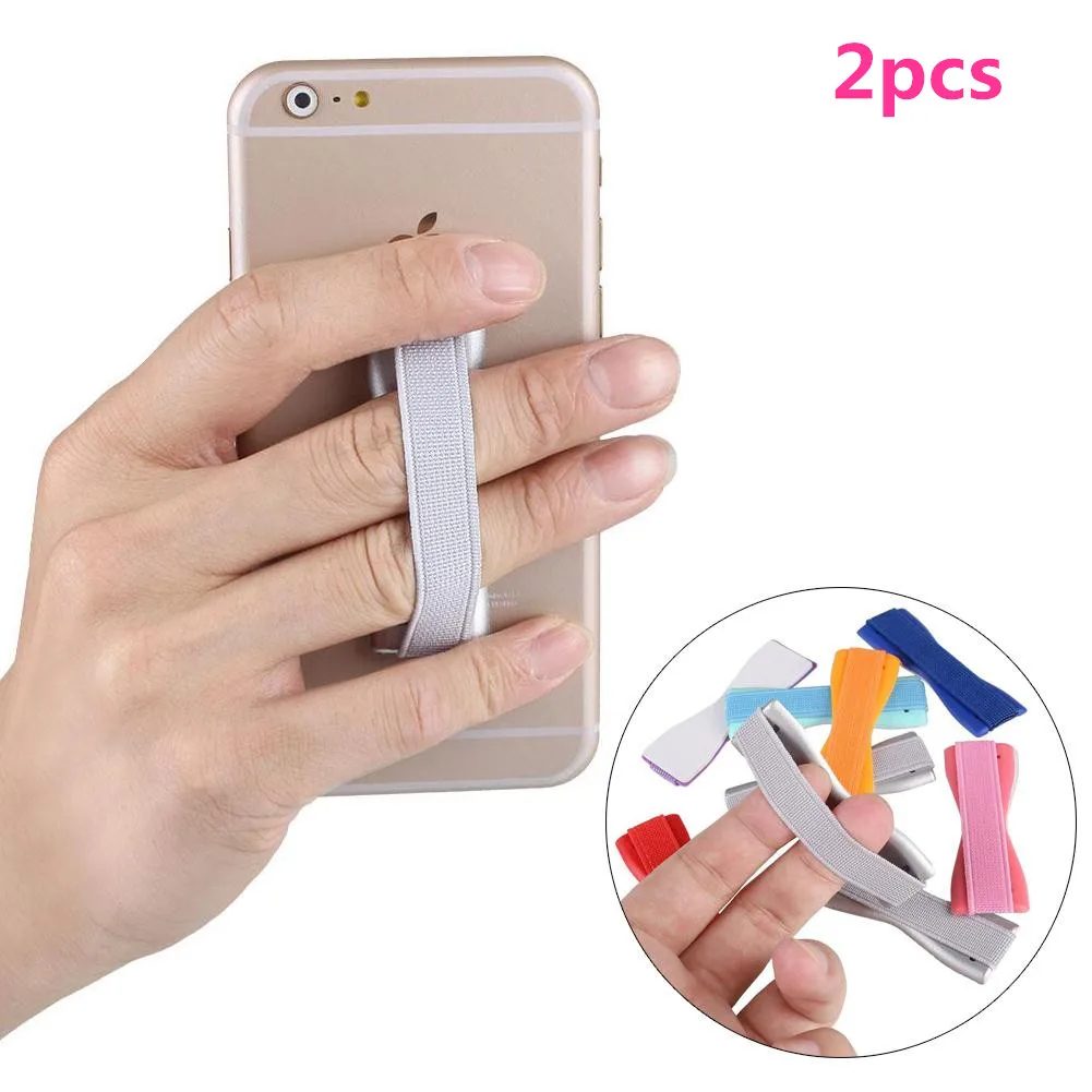 

2pcs Phone Holder Elastic Finger Grip Strap for Mobile SmartPhone Tablets