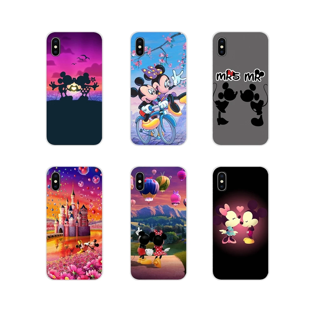 

Minnie Mickey Mouse kissing Mobile Phone Skin Case For Xiaomi Redmi Note 6A MI8 Pro S2 A2 Lite Se MIx 1 Max 2 3 For Oneplus 3 6T
