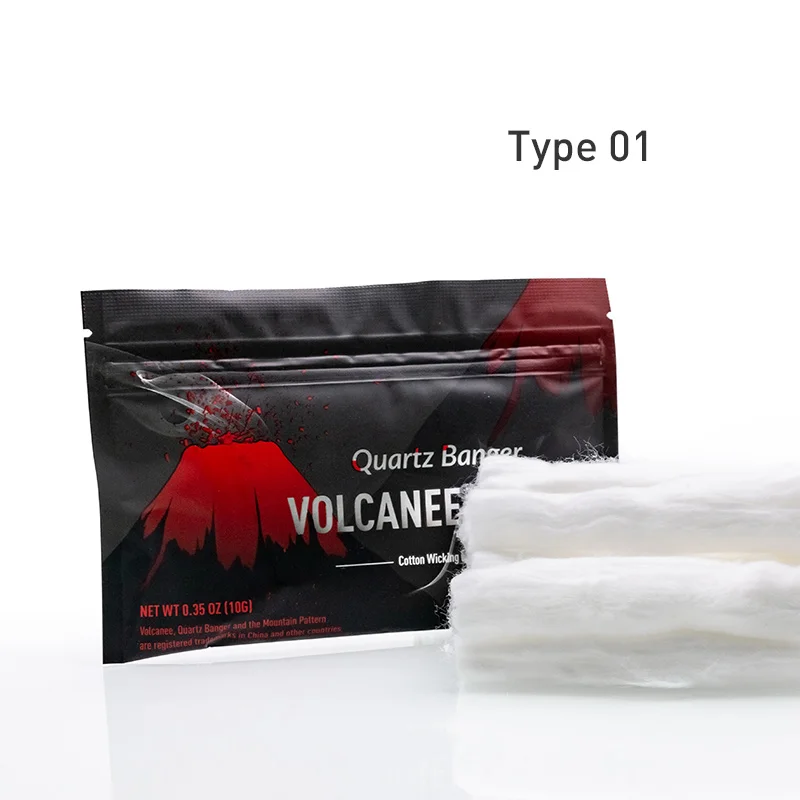 Volcanee 10 мешков/20 мешков Vape Cotton Vapor Prime шт в полоску для RTA RDA Tank Kayfun V5 атомизация