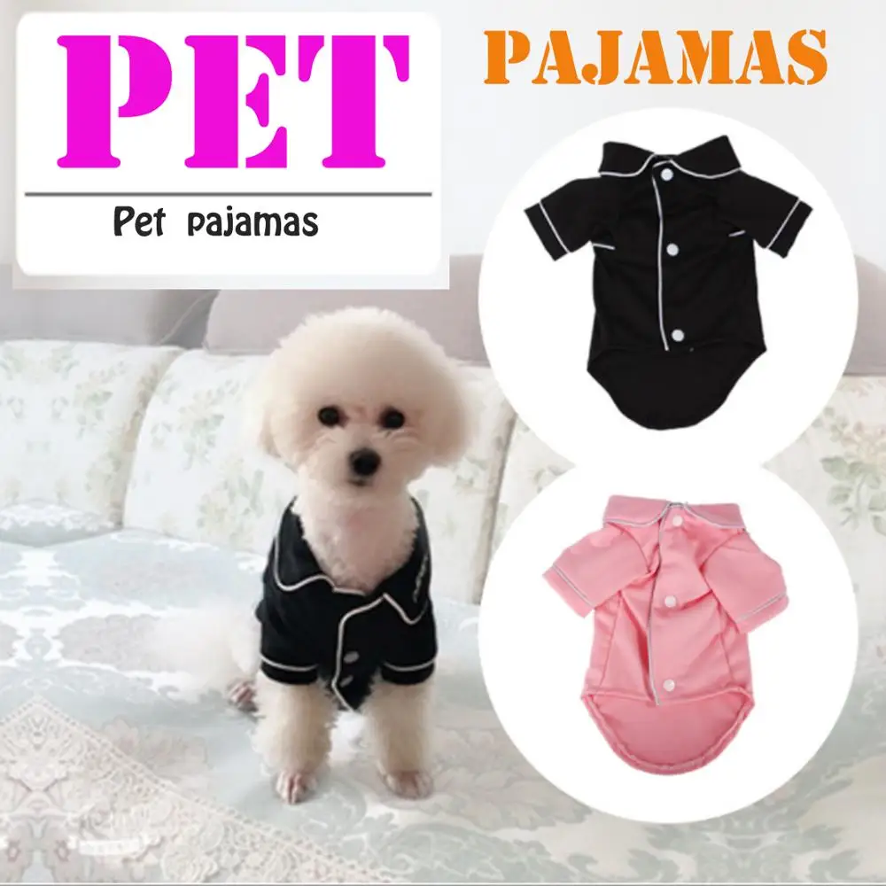 

Pet pajamas Pet clothes Dog house clothes Small and medium-sized dog teddy bear knitted clothes Summer wear