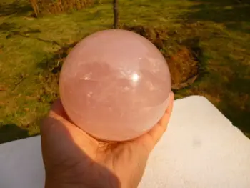 

2260g(4.97 lb) Natural Rose Quartz Crystal Sphere Love Healing
