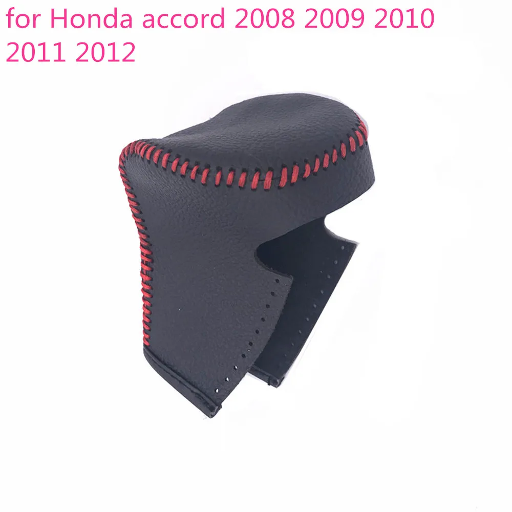 Обувь из натуральной кожи для Honda accord 2008 2009 2010 2011 2012 Ручное шитье с автоматической коробкой передач черный Шестерни Цельнокройное ошейники для собак