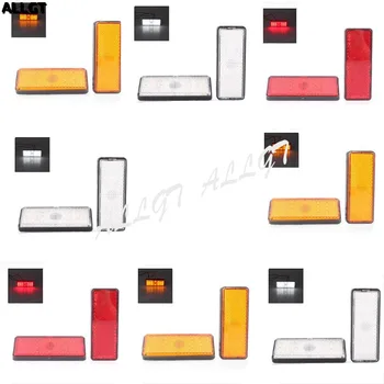 

2PCS Reflector LED Rear Tail Brake Light High Bright Universal for Truck Motor