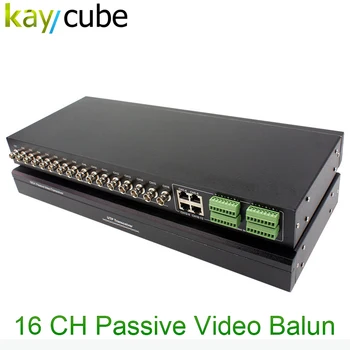 

16Ch Passive Utp Video Balun Simultaneously Transmit 16 Channels Of Video Signal Through Cat5 Twisted Pair Cable 16 Transceiver