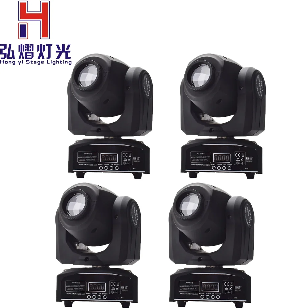 (4 pieces/lot) Moving Head 30W gobo led Lighting spot light DJ Set Gobo