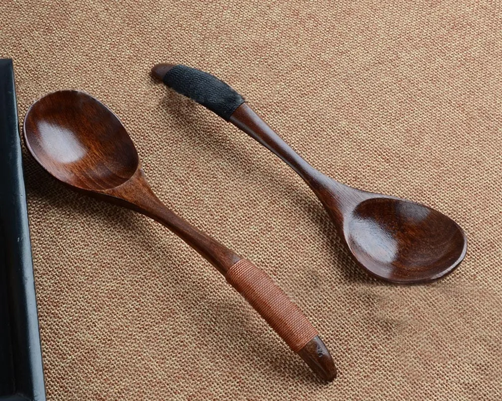 Лот деревянная ложка бамбуковая кухня, кухонная утварь инструмент суп чайная ложка Кейтеринг 10,30