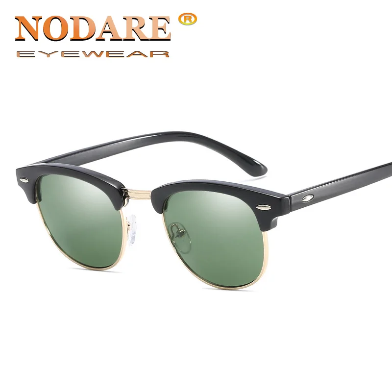 NODARE брендовые классические дизайнерские мужские солнцезащитные очки без оправы Клубные женские солнцезащитные очки высшего качества мужские водительские солнцезащитные очки Oculos - Цвет линз: C2