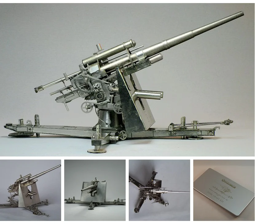 German Flak 88 ICONX Metal Earth 3D Laser cut Metal Model Kit ICX121 
