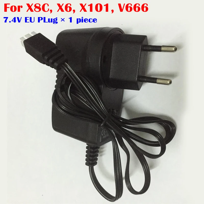 7 4V Li Po Battery Charger EU Plug for MJX X600 X101 for Syma X8C Tarantula