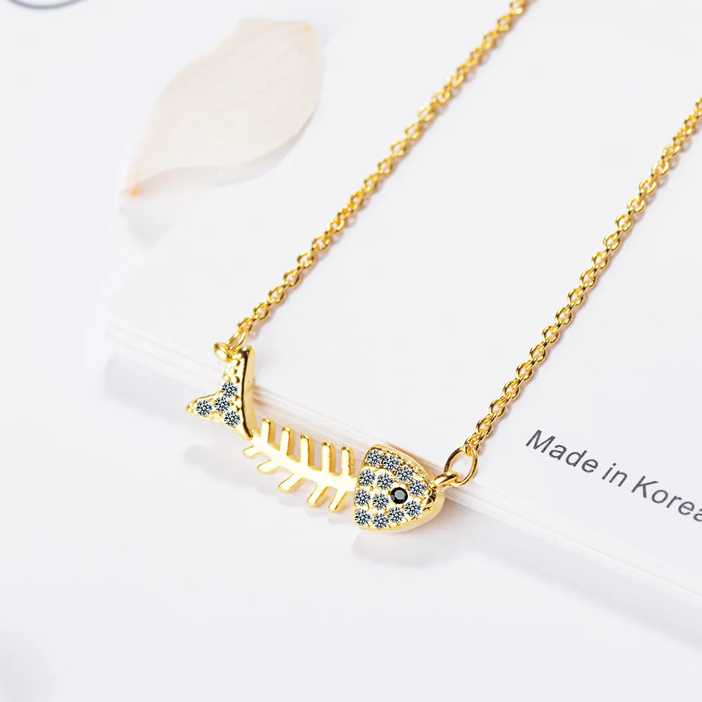 fish bone chokers necklaces (2)