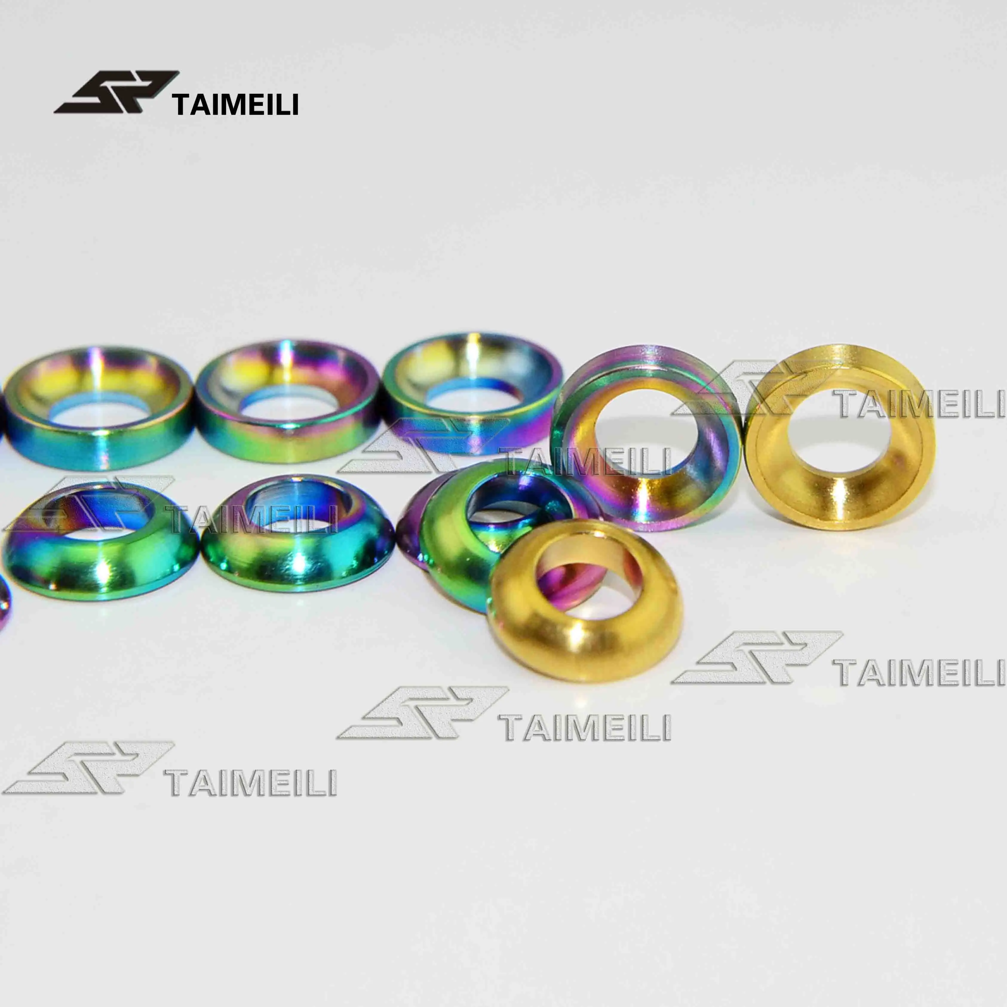 

TAIMEILI Titanium alloy gasket Brake gasket M6 bump gasket bb5/bb7 brake gasket