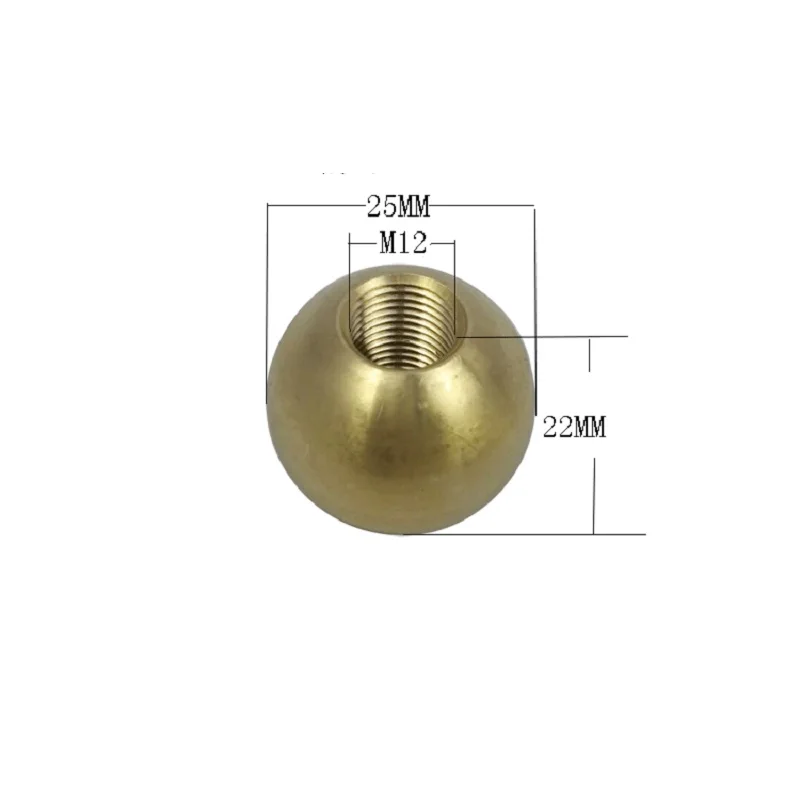 10 шт./лот M3/M4/M5/M6/M10/M12 латунная Женская шаровая Головка подвесная доска шаровая гайка peen для винтажных ламп аксессуары для освещения