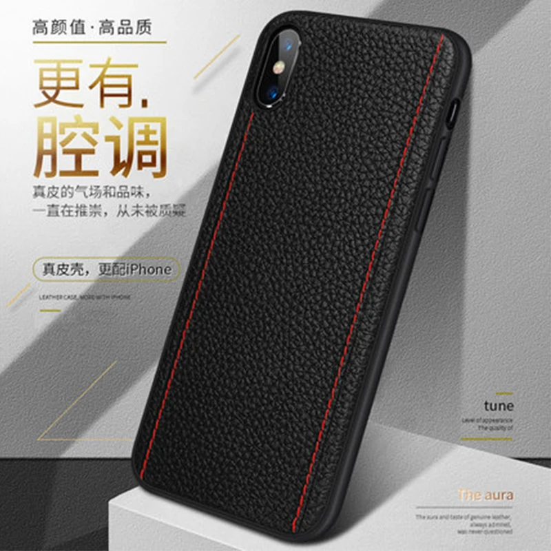 Чехол ручной работы для iPhone XS MAX чехол телефона из натуральной кожи с мягкой