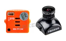 Foxeer XAT600M HS1177 600TVL CCD 2.8MM Lens IR Mini FPV Camera 5V-22V With Bracket PAL / NTSC for DIY Drone