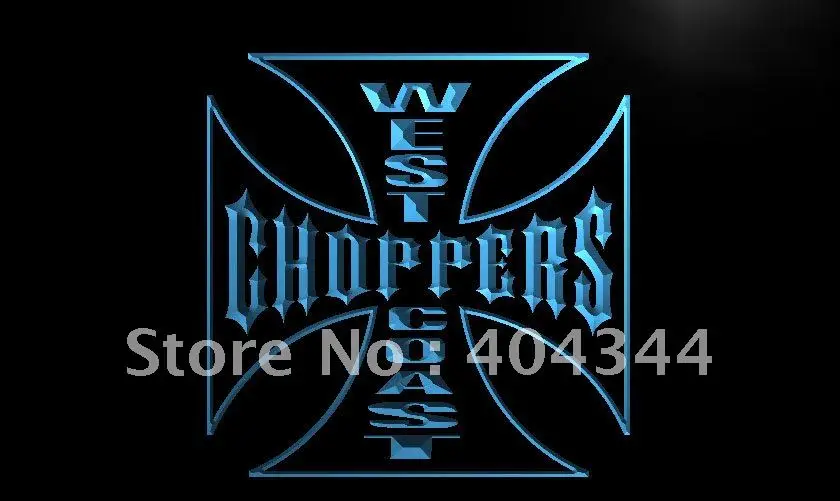 LG202- West Coast Choppers велосипед логотип светодиодный неоновый светильник знак | Дом и