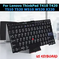 Английский Клавиатура для lenovo ThinkPad T410 T420 T510 T520 W510 W520 X220 Тетрадь ноутбук замена клавиатуры