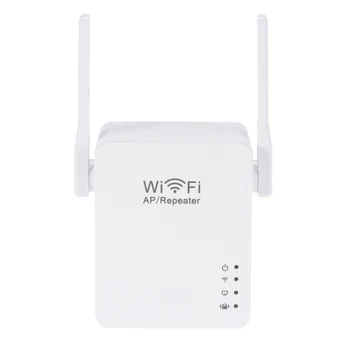 

300Mbps Wireless WiFi Repeater Network Repetidor AP Client Wireless-N Range Signal Extender Dual External Antenna 802.11 b/g/n