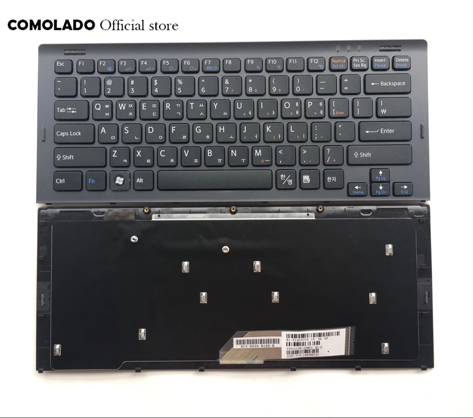 KR Корейская клавиатура для Sony Vaio VGN SR черная ноутбука Раскладка|Клавиатуры