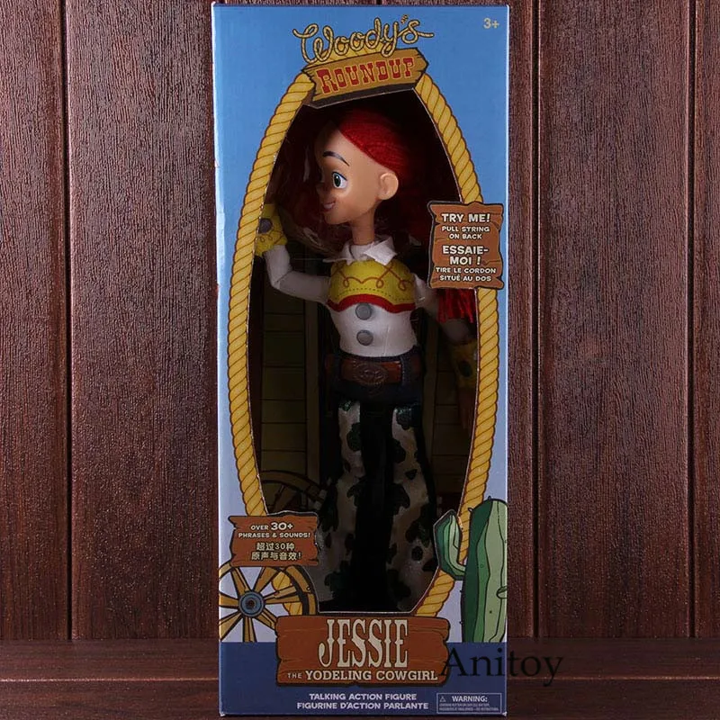 Ковбойская говорящая фигурка Джесси из истории игрушек Фигурка ПВХ Коллекция Модель игрушки кукла