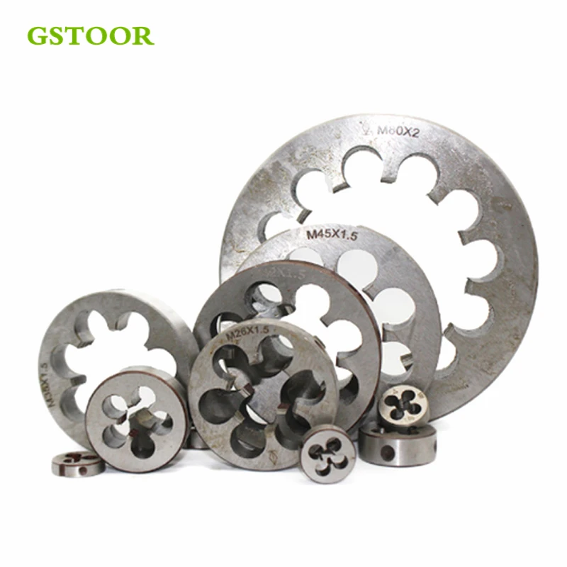 

1PC Thread Die M2 M3 M4 M5 M6 M7 M8 M9 M10 Min HSS Metric Threading Screw Machine Die right Hand Tool for Small Workpiece